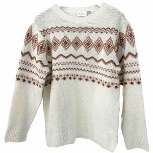 NWT Children’s Place Womens Mommy And Me Fairisle Sweater - Bunnys Tail Size L